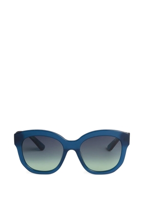 PUCCI faded oversized sunglasses - Blue
