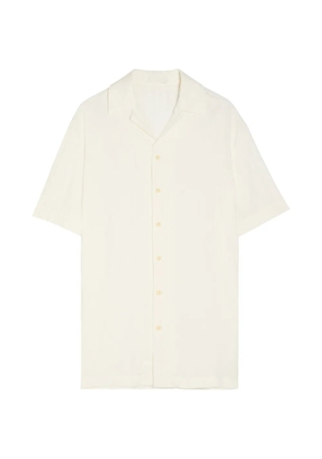 DELOS textured camp-collar shirt - Neutrals