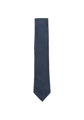 Zegna textured-finish tie - Blue