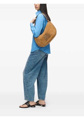 Karl Lagerfeld K/Autograph patch moon shoulder bag - Neutrals