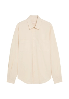 Labo Art patch-pocket long-sleeve shirt - Neutrals