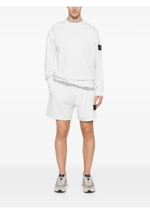 Stone Island Compass-patch shorts - Blue