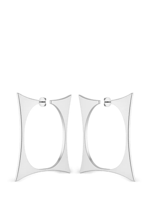 Hugo Kreit square-shape hoop earrings - Silver