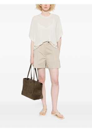 Fedeli Millet short-sleeve T-shirt - Neutrals