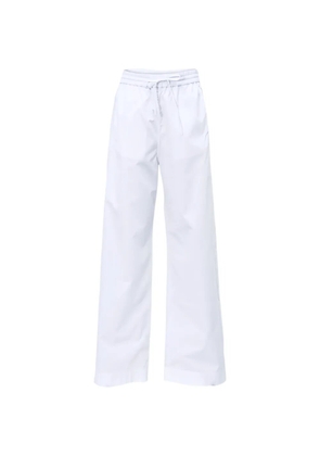 Iceberg drawstring wide trousers - White