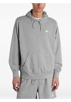 Nike logo-embroidered hoodie - Grey