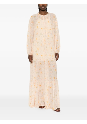 Aniye By Dora floral-print tiered dress - Pink