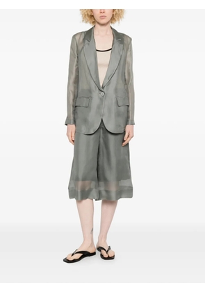 Peserico textured blazer - Green