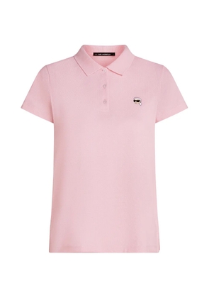 Karl Lagerfeld Ikon polo shirt - Pink
