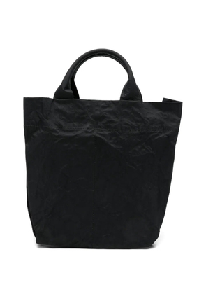 Zilla crinkled-effect tote bag - Black