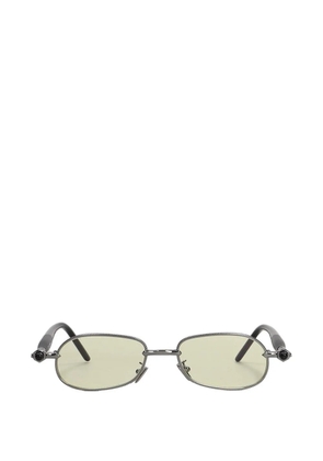 Kuboraum P78 geometric-frame sunglasses - Silver