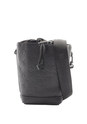 Louis Vuitton Pre-Owned 2021-2026 Monogram Shadow Noe Sling crossbody bag - Black