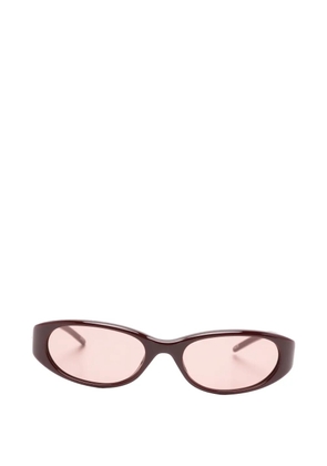 Chimi Dele oval-frame sunglasses - Red