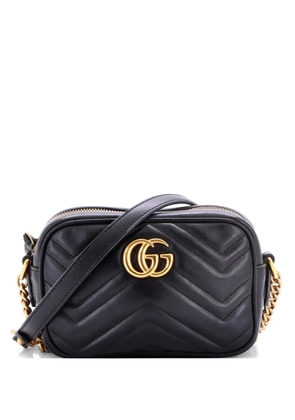 Gucci Pre-Owned GG Marmont Shoulder Bag Matelasse Leather Mini crossbody bag - Black