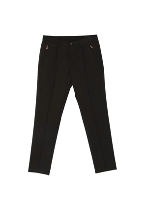 PT Torino pressed-crease elasticated-waistband trousers - Black