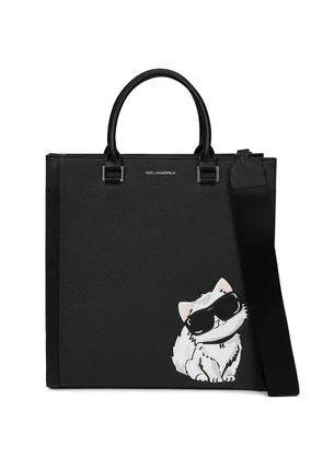 Karl Lagerfeld Ikon Choupette tote bag - Black