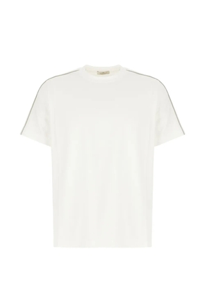 PANICALE piped-trim T-shirt - White