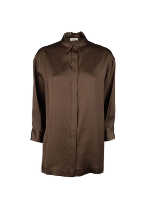Peserico long-sleeve shirt - Brown