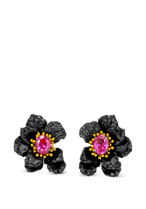 Anabela Chan Poppy multi-stone earrings - Silver