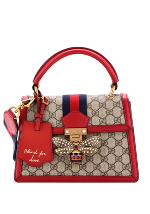 Gucci Pre-Owned Queen Margaret Top Handle Bag GG Coated Canvas with Leather Small satchel - Red