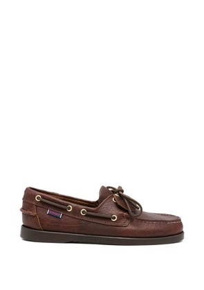 Sebago Docksides leather boat shoes - Brown