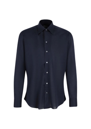 Fray long-sleeved shirt - Blue