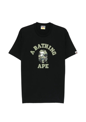 A BATHING APE® camouflage-print T-shirt - Black