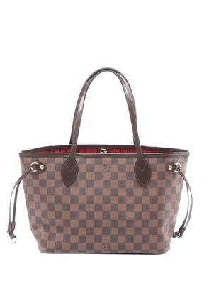 Louis Vuitton Pre-Owned 2012 Damier Ebene Neverfull PM tote bag - Brown