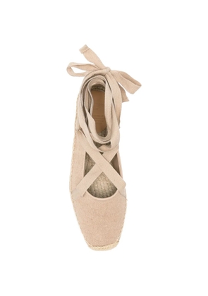 Castañer tie-fastening flat espadrilles - Neutrals