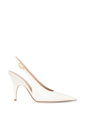 Gianvito Rossi Sofia slingback pumps - White