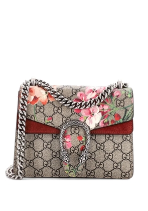 Gucci Pre-Owned Dionysus Bag Blooms Print GG Coated Canvas Mini shoulder bag - Brown