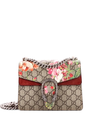 Gucci Pre-Owned Dionysus Bag Blooms Print GG Coated Canvas Mini shoulder bag - Brown