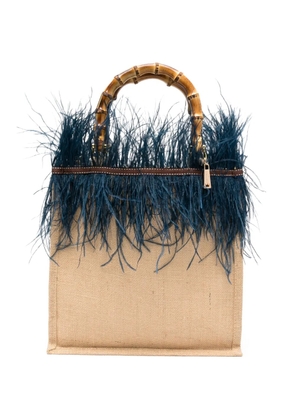 la milanesa medium Violetta tote bag - Neutrals