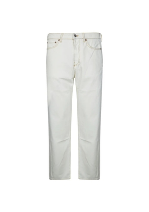 Department 5 contrast-stitch jeans - White