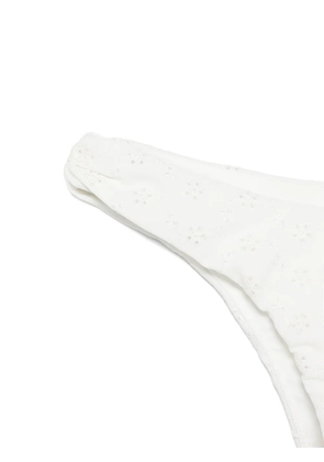 Faithfull the Brand Halo broderie anglaise bikini bottoms - White