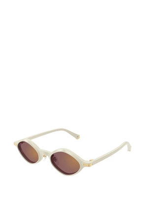 Cartier Eyewear Première geometric-frame sunglasses - White