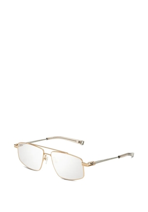 Dita Eyewear rectangle-frame double-bridge glasses - Gold
