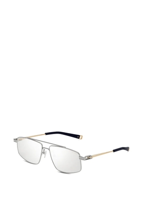 Dita Eyewear geometric-frame double-bridge glasses - Silver
