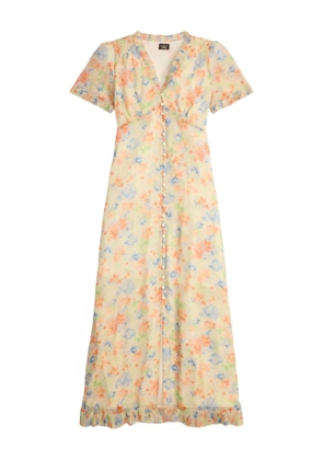 Ralph Lauren RRL ruffled floral dress - Neutrals
