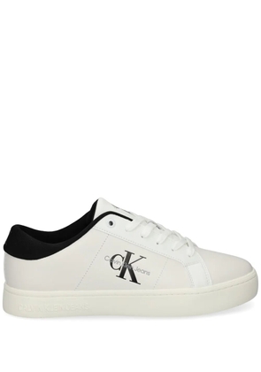 Calvin Klein Jeans logo-print sneakers - White