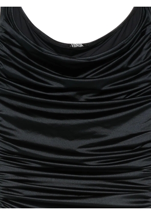 VENUJA ruched scoop-neck swimsuit - Black