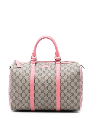 Gucci Pre-Owned 2016-2025 Medium GG Supreme Joy boston bag - Brown