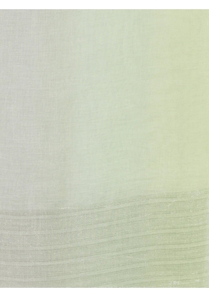 Faliero Sarti ombré metallic-thread scarf - Green
