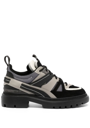 Bally panelled lace-up shoes - Black