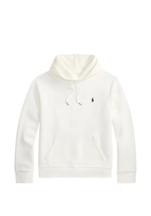 Polo Ralph Lauren drawstring embroidered hoodie - Neutrals