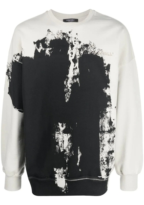 A-COLD-WALL* spray-paint cotton sweatshirt - Black