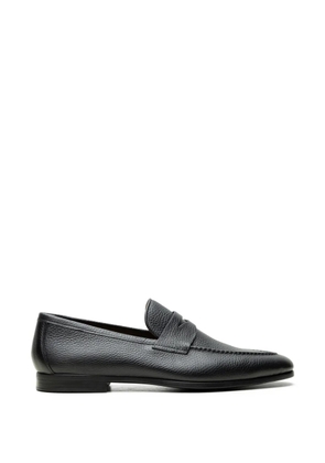 Magnanni Diezma II pebbled leather loafers - Black