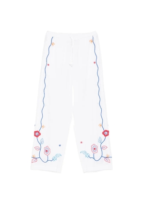 Forte Forte Broderie En Rêve drawstring trousers - White
