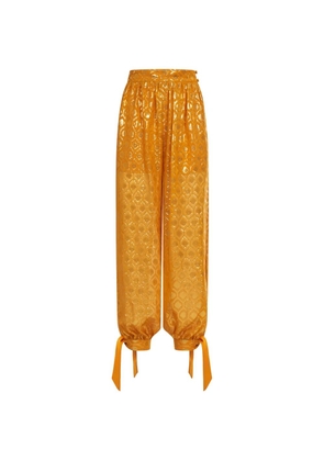 Taller Marmo Giuni tie ankle trousers - Gold
