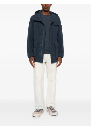 Stone Island long-sleeve hooded jacket - Blue